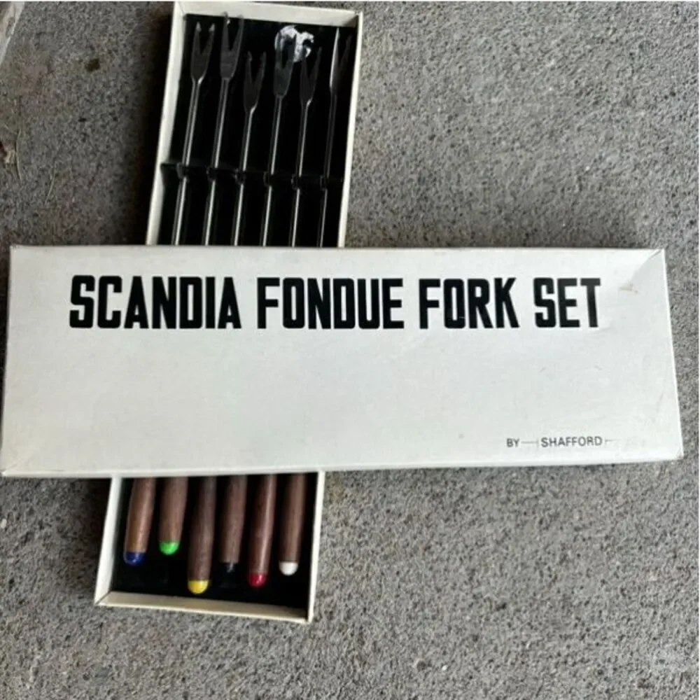 Shafford Scandia Fondue Fork Set Japan